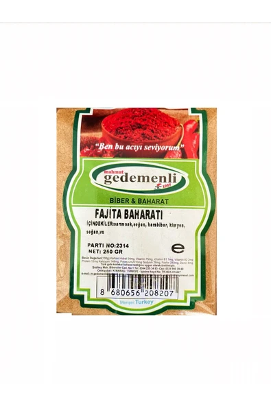 FAJİTA BAHARATI 250 GR ürün görseli 1