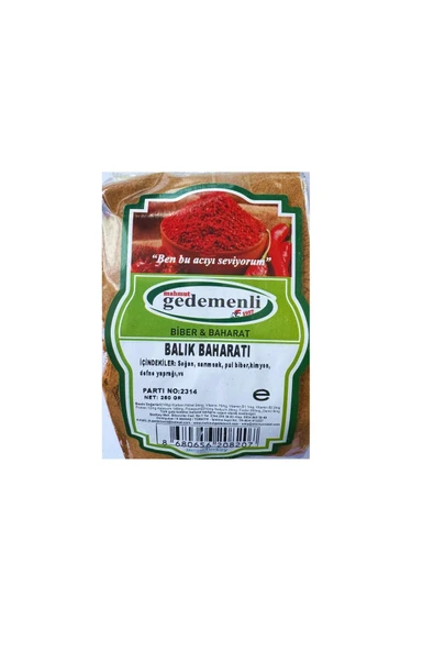 BALIK BAHARATI 250 GRR - Resim 3