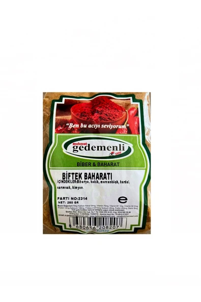 BİFTEK BAHARATI 250 GR ürün görseli 1