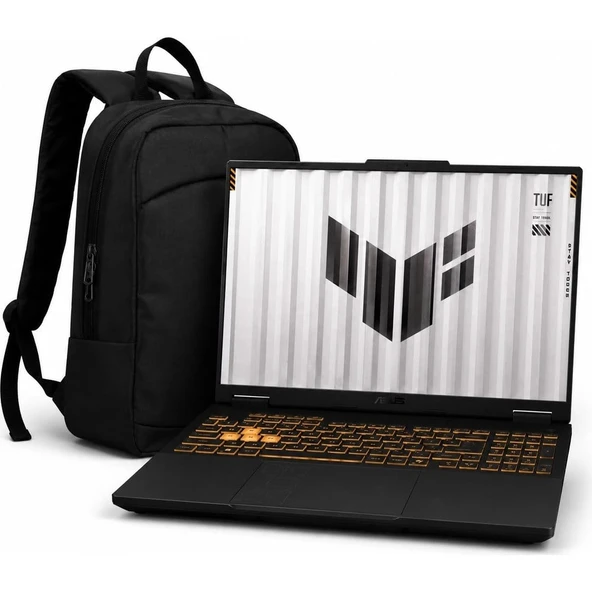 Asus Tuf Gaming F16 FX608JMR-RV077 Intel Core I7 14650HX 32GB 1tb SSD RTX5060 8gb 115W 16" 165Hz IPS WIN11PRO Taşınabilir Bilgisayar - Emtech Çanta ürün görseli 1