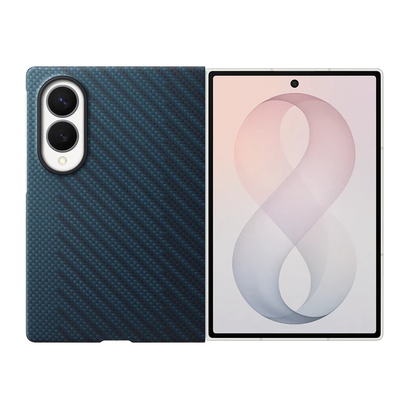 Samsung Galaxy Z Fold8 Karbon Magnet Kılıf - Siyah ürün görseli 1