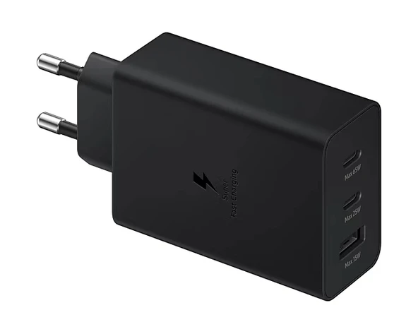 Samsung EP-T6530 65 W Trio Hızlı Şarj Adaptörü Siyah ürün görseli 1