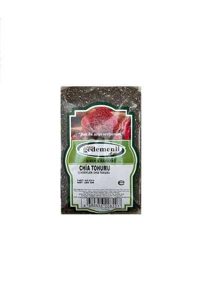 CHİA TOHUMU 250 GR ürün görseli 1