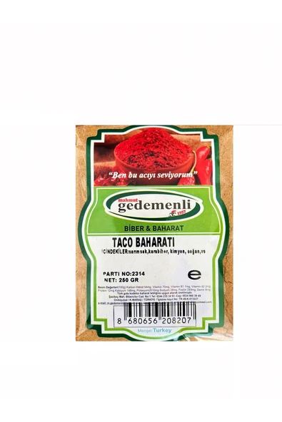 TACO BAHARATI 250 GR ürün görseli 1
