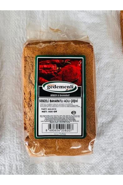 SEBZELİ BAHARATLI ACILI ÇEŞNİ 500 GR ürün görseli 1