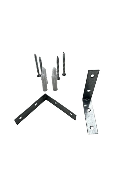 KRİSTAL Galvenizli L Tipi Köşebent 65mm x 65mm (10'lu Paket) ürün görseli 1