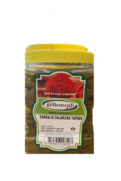 SARMALIK SALAMURA YAPRAK 1500 GR ürün görseli 1