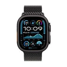 Apple Apple Watch Ultra 2 GPS + Cellular 49mm Natürel Titanyum Kasa ve Natürel Titanyum Milano Loop Kordon Akıllı Saat VİTRİN ürün görseli 1