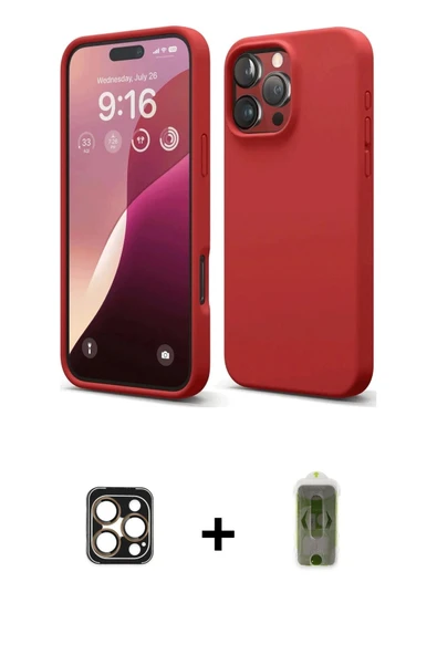MARSİLYAN™- iPhone 16 Pro Max Kılıf Kozmos Yansıma Özel Seri - Siyah Joko Magic 5D Hayalet Cam + PVD Metal Kamera Lens - ürün görseli 1