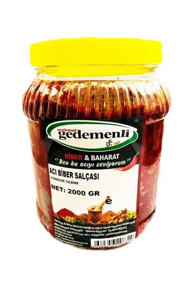 EV TİPİ ACI BİBER SALÇASI 2 kg - Resim 4