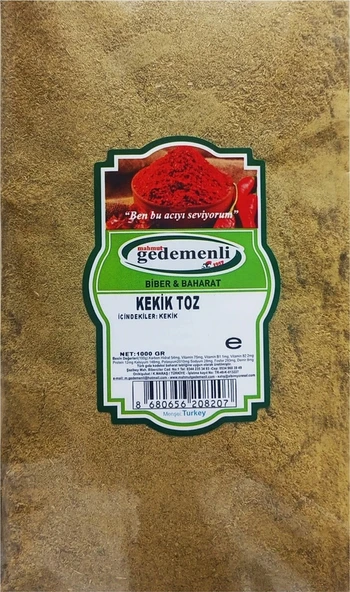 Mahmut Gedemenli Kekik Tozu 1 KG ürün görseli 1