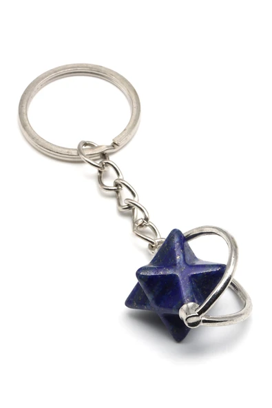 Lapis Lazuli Doğal Taş Anahtarlık - ANH-0145 ürün görseli 1