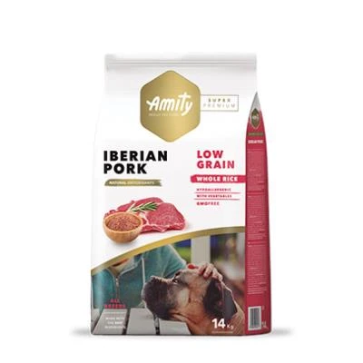 Amity Super Premium Iberya Domuzlu Düşük Tahıllı Yetişkin Köpek Maması 14 Kg ürün görseli 1
