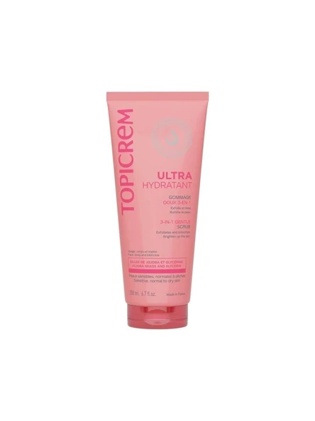 TOPICREM Ultra Hydratant 3-In-1 Gentle Scrub 200 ml ürün görseli 1