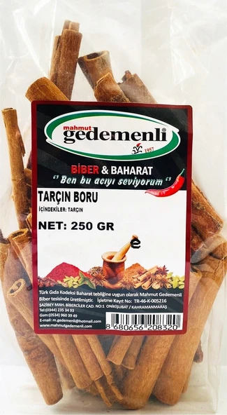 Mahmut Gedemenli Boru Tarçın 250 G ürün görseli 1
