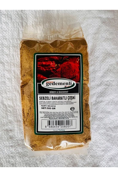 SEBZELİ BAHARATLI ÇEŞNİ 500 GR ürün görseli 1