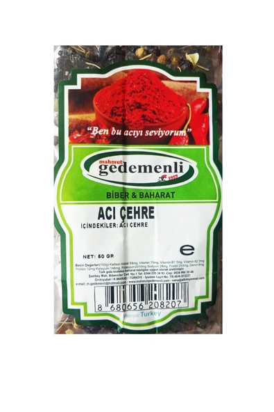 ACI ÇEHRE 50 GR - Resim 4