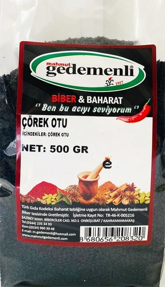 Gedemenli Çörekotu 500 G ürün görseli 1