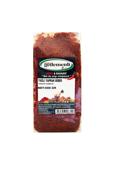 Yağlı Yaprak Biber 500 gr - Resim 4