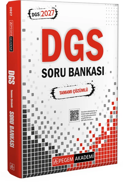 Pegem 2027 DGS Tamamı Çözümlü Soru Bankası Pegem Akademi ürün görseli 1