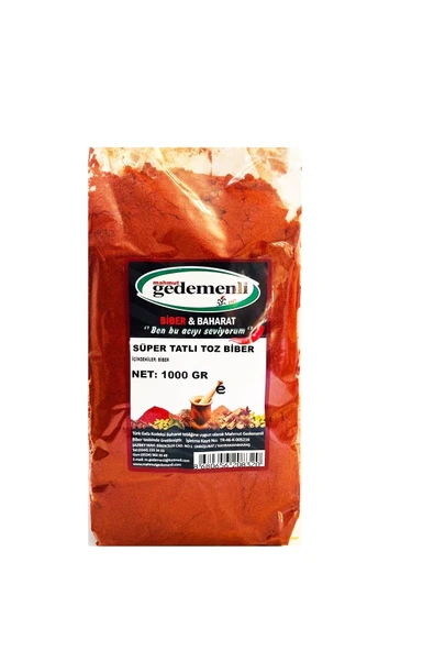 SÜPER TATLI TOZ BİBER 1000 GR ürün görseli 1