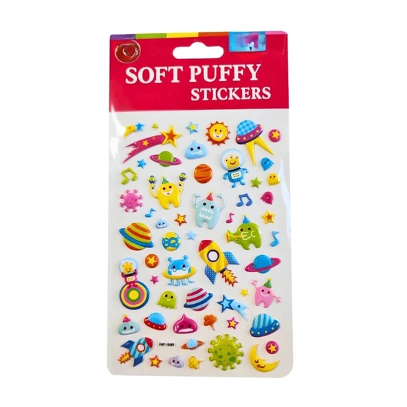 Puffy Stickers Space ürün görseli 1