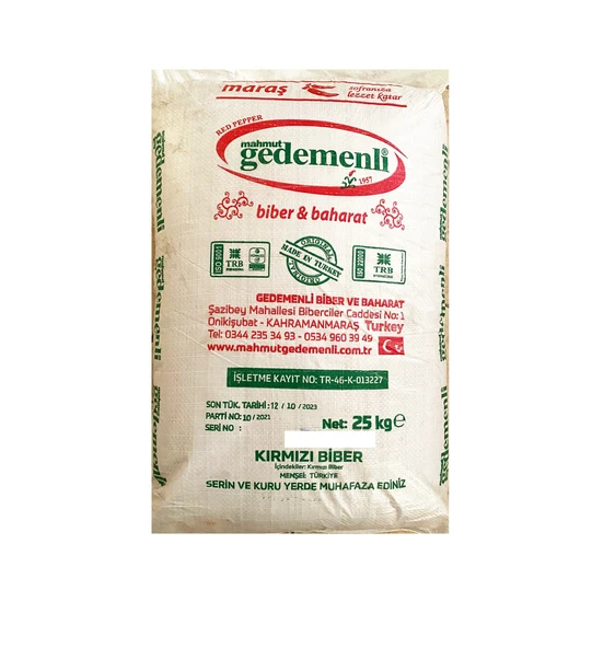 Mahmut Gedemenli Et Baharatı 25 KG ürün görseli 1