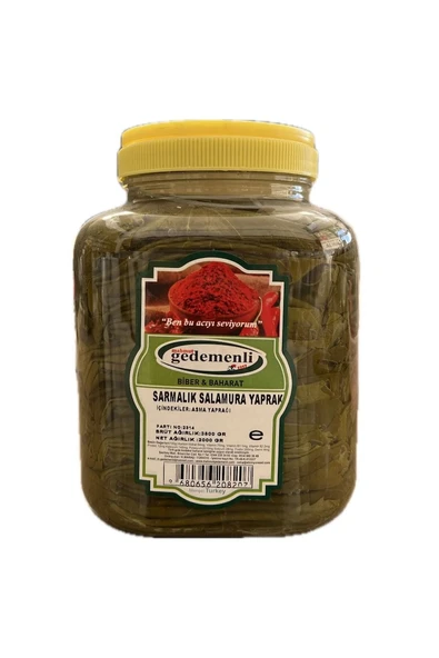 SARMALIK SALAMURA YAPRAK 2 KG ürün görseli 1
