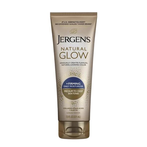 Jergens Natural Glow Firming Günlük Vücut Losyonu 221ml ürün görseli 1