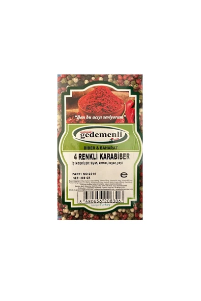 4 RENKLİ KARABİBER 200 GR ürün görseli 1