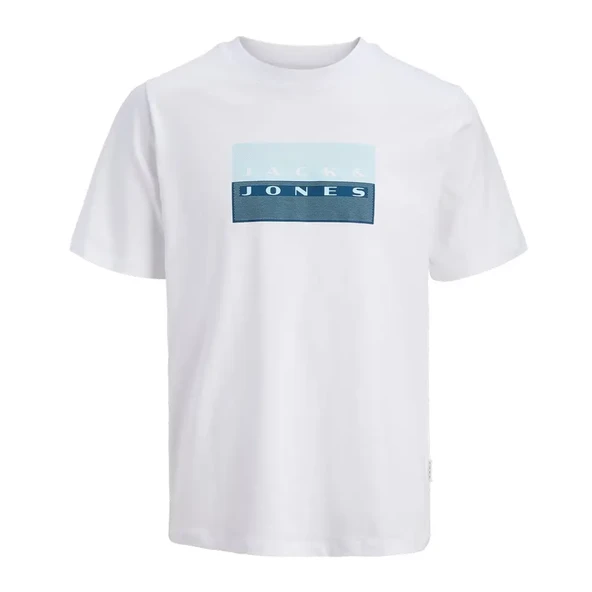 Jack & Jones 12289863 Jcofusion Dots Print Tee Ss Crew Sn Tişört Beyaz ürün görseli 1