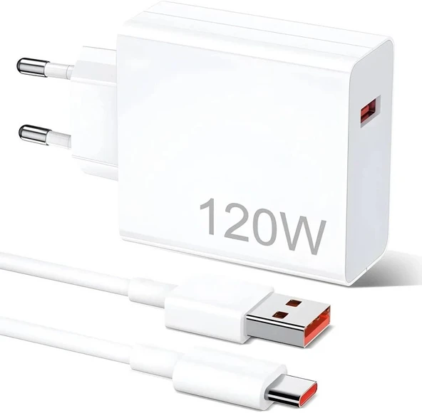 120W Xiaomi 11T Pro TURBO ŞARJ VE TURBO TYPE-C KABLO ŞARJ SETİ ürün görseli 1