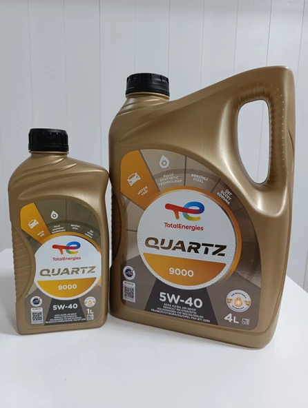TOTAL QUARTZ 9000 5W-40 5 LT MOTOR YAĞI 2026 ÜRETİM ürün görseli 1