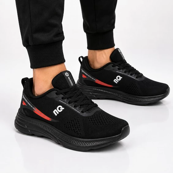 WO MAX CLASSİC ERKEK SNEAKER AYAKKABI SİYAH 40-45 ürün görseli 1