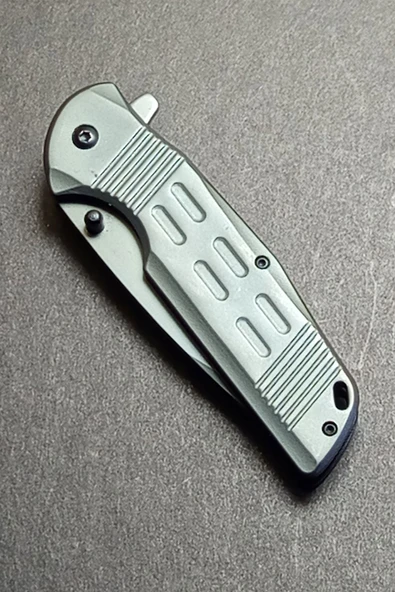 Depotrend YA-A332 İthal Yarı Otomatik Rulmanlı Tamamı Metal Çakı (21 cm) ürün görseli 1