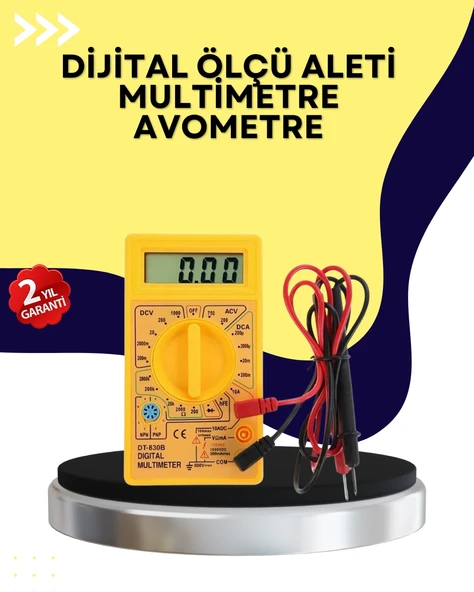 Çok Fonksiyonlu Dijital Multimetre Elektrik Test Cihazı ürün görseli 1