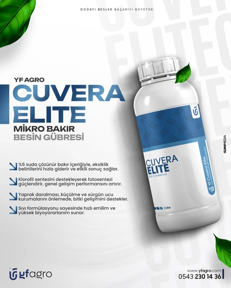 YF AGRO CUAVERA ELİTE ( BAKIR ÇÖZELTİSİ ) ürün görseli 1