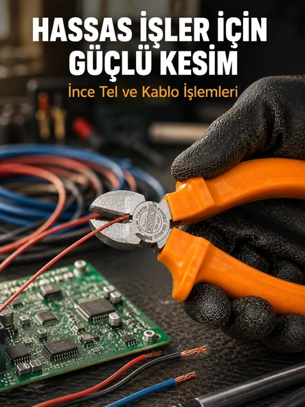 Ergonomik Saplı Hassas Kesim Sunan Dövme Çelik Yan Keski ürün görseli 1