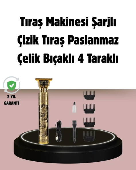 Şarjlı Titanyum Bıçaklı Saç Kesme Makinesi ürün görseli 1