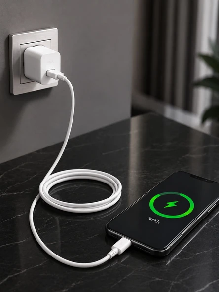 Usb-a To Type-c 2 Metre Hızlı Şarj Kablosu - Resim 2
