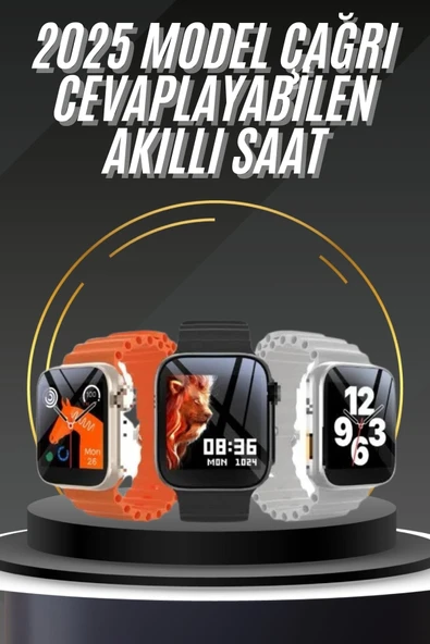 Yeni Nesil Bluetooth Bağlantılı Akıllı Saat Sosyal Medya Girişli Uyku Takibi ürün görseli 1