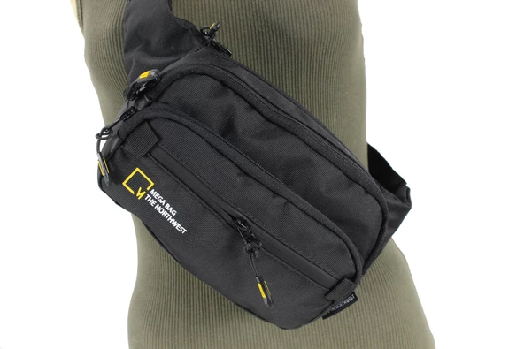 M 1018 Mega Bag Bel Çantası, Çapraz Göğüs Çanta - Resim 6