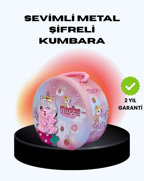 Mini Çocuk Para Kasası Gizli Saklama Ve Birikim Kutusu ürün görseli 1
