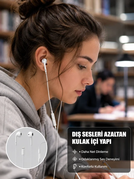 Ergonomik Tasarımlı Stereo Ses Performanslı Kablolu Kulaklık Yeni Nesil ürün görseli 1