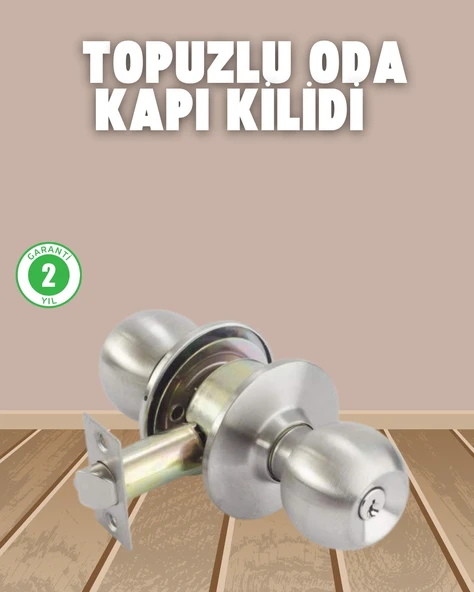 İç Ve Dış Mekan Uyumlu Giriş Tipi Topuzlu Kilit ürün görseli 1