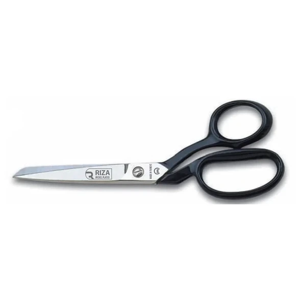 A4115-7 Tekstil / Yatık Regula Makası Makası No: 7 İnç / 17,78 Cm - Nikel Kaplama, Siyah Saplı ürün görseli 1
