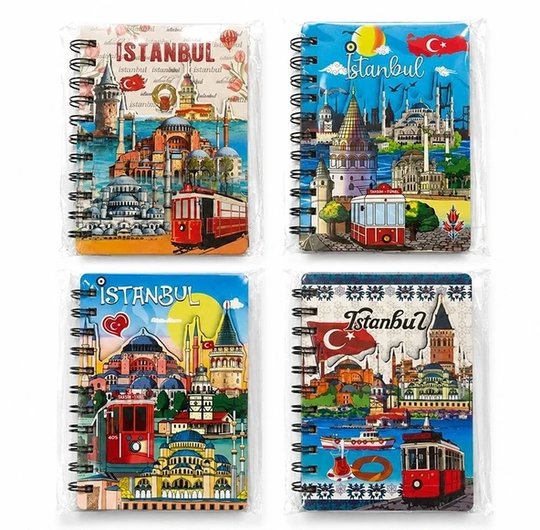 İstanbul Temalı Kabartmalı Defter Alk5823 ürün görseli 1