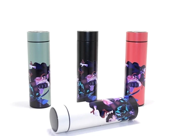 Anime Baskılı Digital Göstergeli Termos 500 Ml Alk381 ürün görseli 1