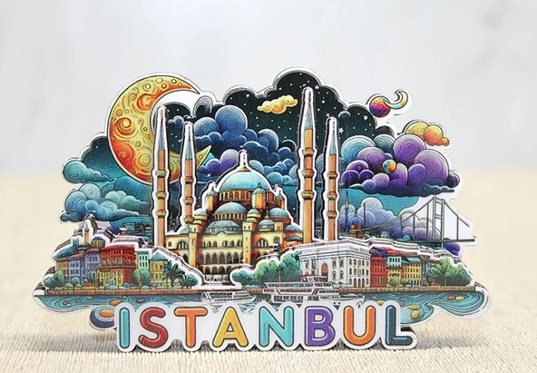 Ahşap İstanbul Temalı Magnet Alk4599 ürün görseli 1