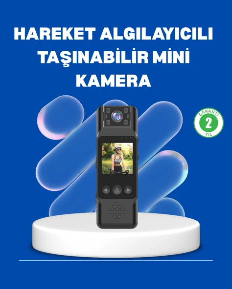 Mini Kamera 1080p Full Hd Döner Lens Taşınabilir ürün görseli 1